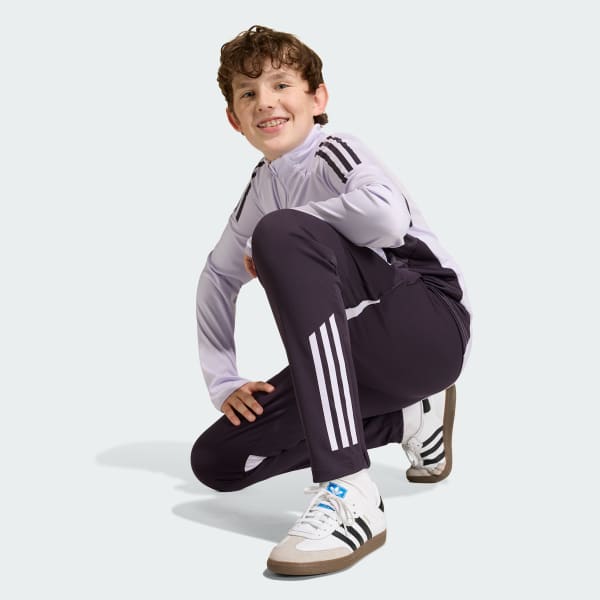 Lila Manchester United Tiro 25 Competition Kids Trainingshose