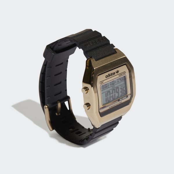 Gold Digital Two R Watch