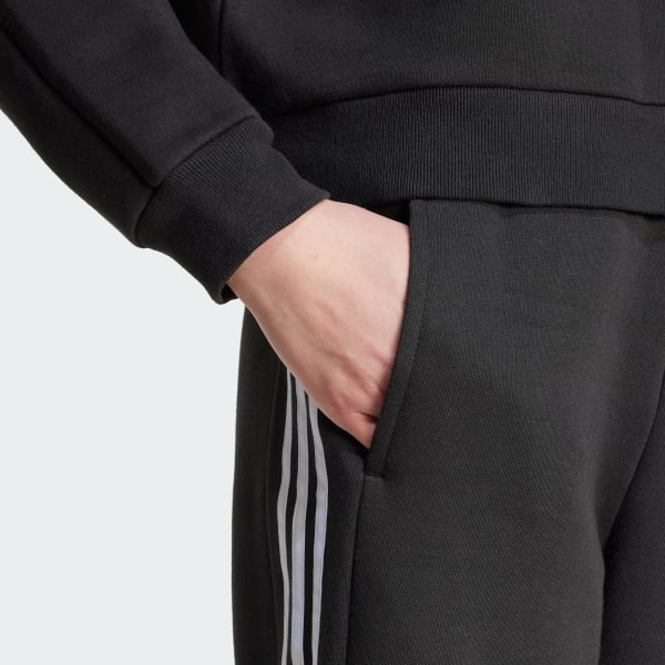 adidas Tiro Cut 3-Stripes Fleece Joggers - Black | adidas