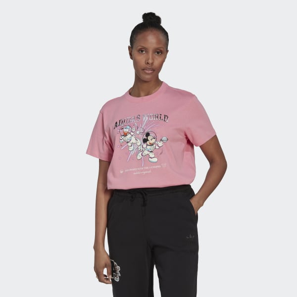 Rosa Remera Estampada Disney