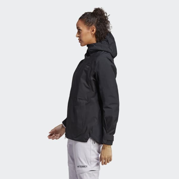 adidas TERREX Xploric adidas - RAIN.RDY Hiking Women\'s Black Jacket | Hiking | US