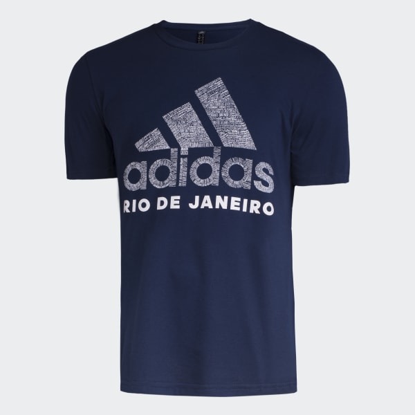 Camiseta Brasil - Azul adidas