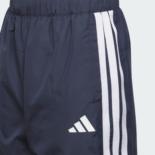 ブルー マストハブ カラーブロック 起毛 トリコット ウーブン 9/10丈 トラックパンツ キッズ