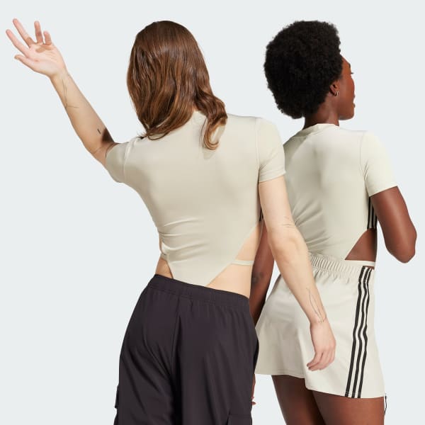 Adidas beige bodysuit 2025