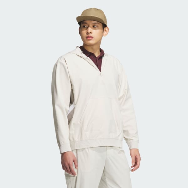 Beige 긴팔 후드 풀오버