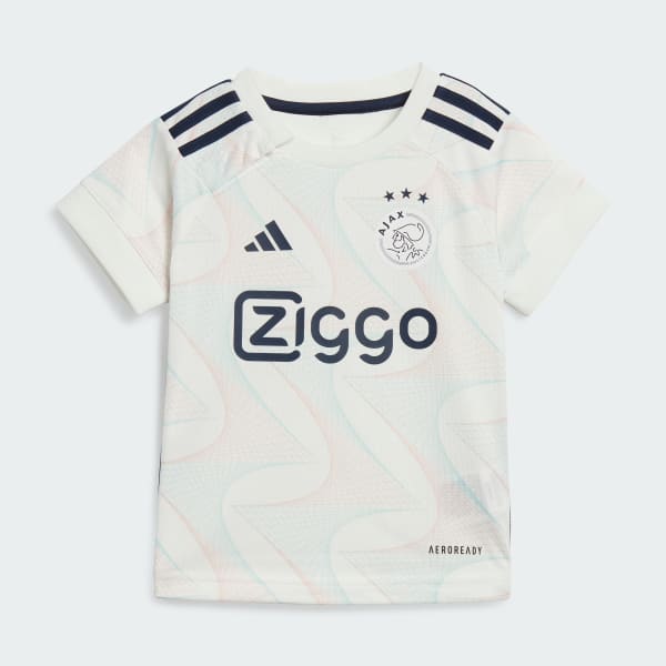 Hvit Ajax Amsterdam 23/24 Bortedrakt, barn