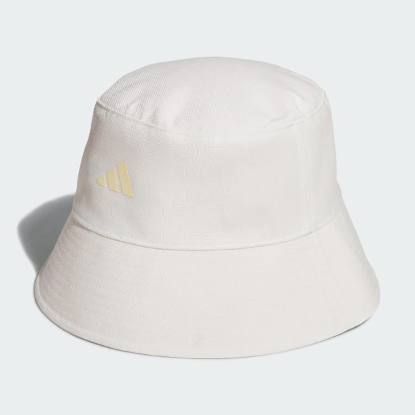 White REVERSIBLE BUCKET HAT