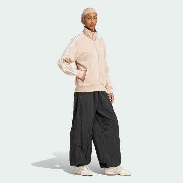Bezowy Bluza dresowa Adicolor Classics Loose Firebird
