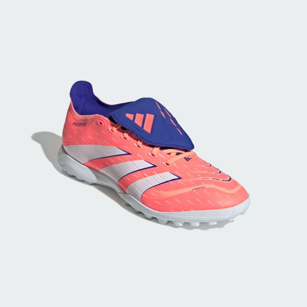 Oransje Predator League Fold-Over Tongue Turf Fotballsko