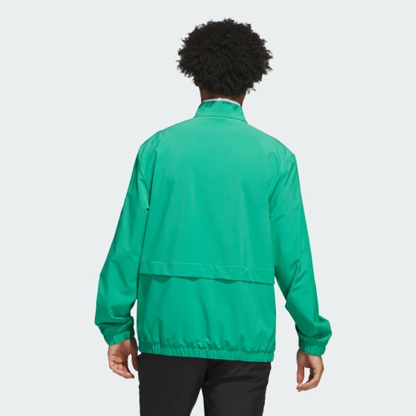Green Woven Track Top