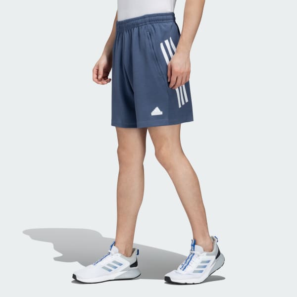 Blue FUTURE ICONS 3 STRIPES SHORTS