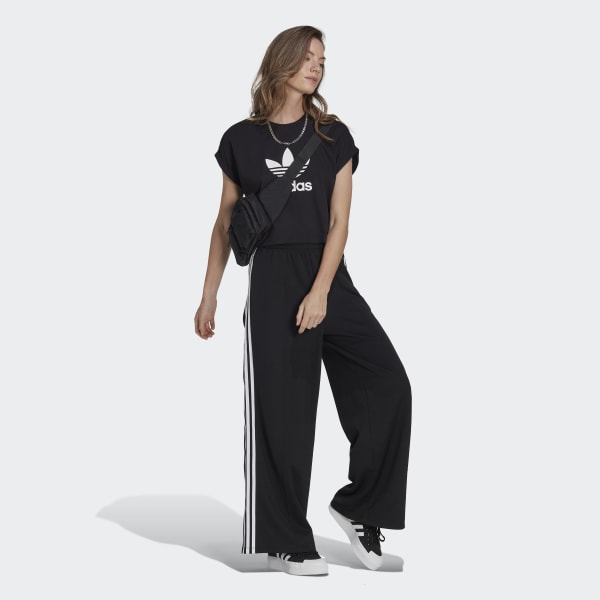 Negro Pantalón Adicolor Classics Wide Leg