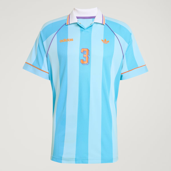 adidas サッカーシャツ 青 ストライプ 楽天市場】【チームオーダー対応】 アディダス ゲームシャツ
