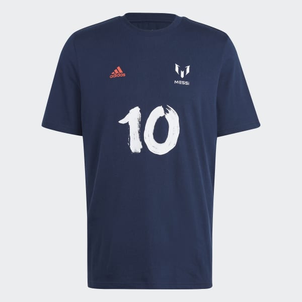 Azul Polo Estampado Messi Fútbol CNY