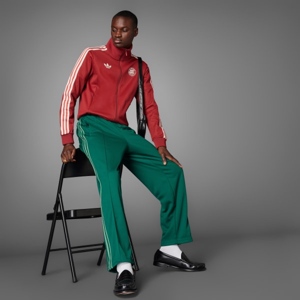adidas FC Bayern Track Top - Red | Free Shipping with