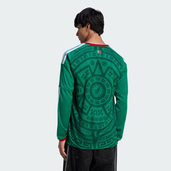 Verde Maglia Home Long Sleeve Mexico 26
