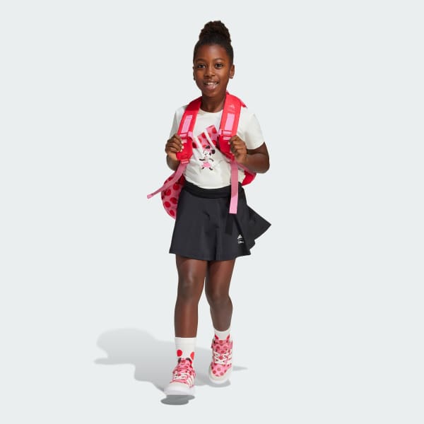 สีขาว ชุดเสื้อยืดและกางเกงขาสั้น ADIDAS DISNEY MINNIE MOUSE