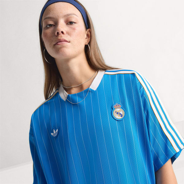 Azul Camiseta Real Madrid Terrace Icons