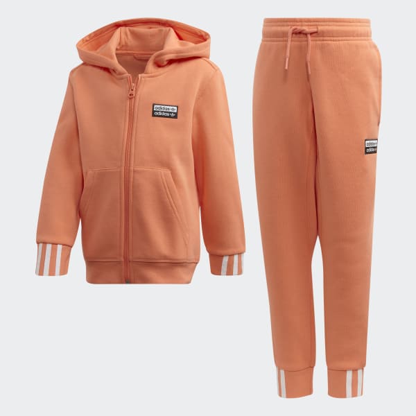 conjunto adidas laranja