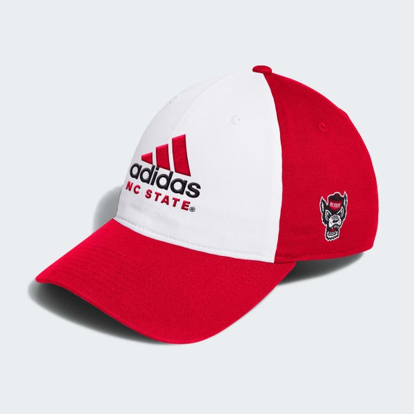 adidas NC State Slouch Adjustable Hat White Free Shipping with