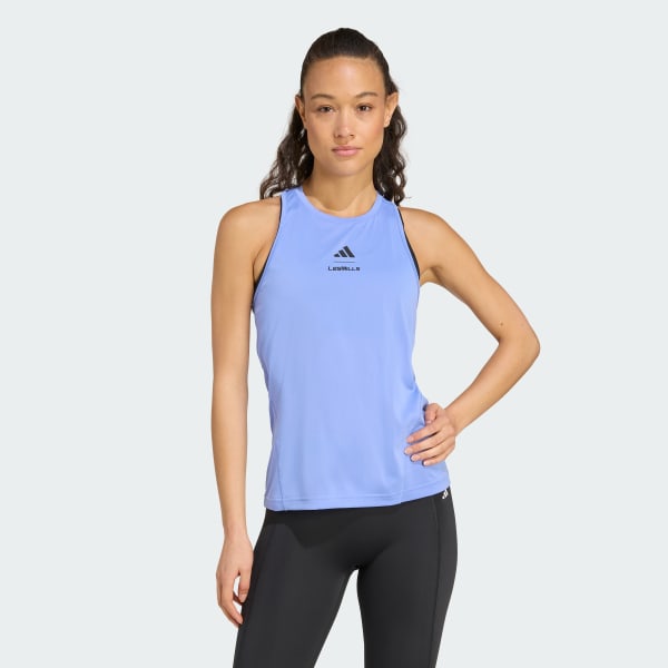 Blau Les Mills Graphic Tanktop