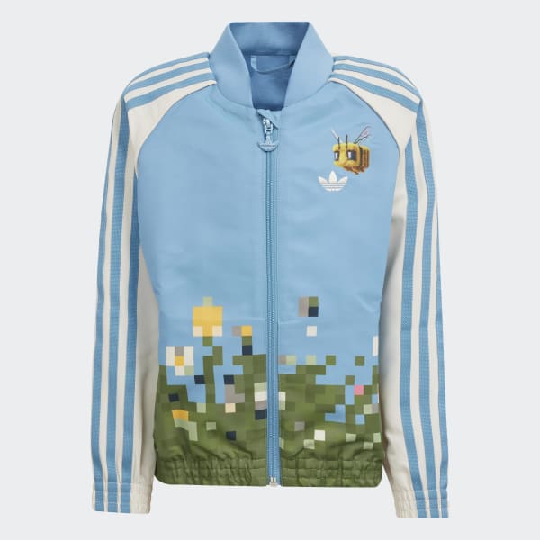 アディダスオリジナル☆adidas Originals x Minecraft Track Top adidas Originals x Minecraft Track Top Jacket XS Nwt 100