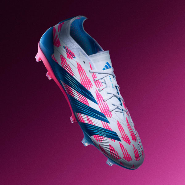 adidas Predator Elite Firm Ground Soccer Cleats - White
