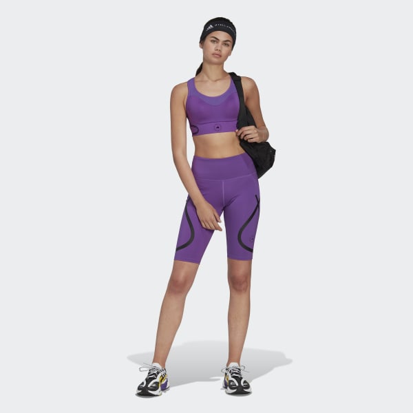 Roxo Sutiã de Sustentação Elevada TruePace adidas by Stella McCartney