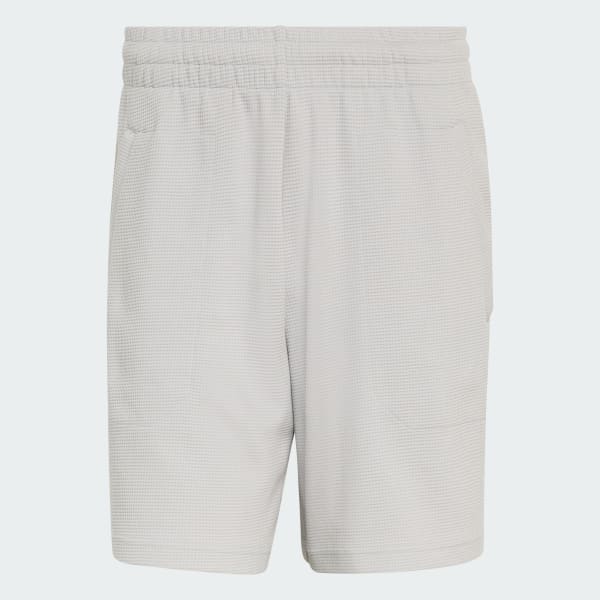 Cinza Shorts Waffle Essentials Trefoil