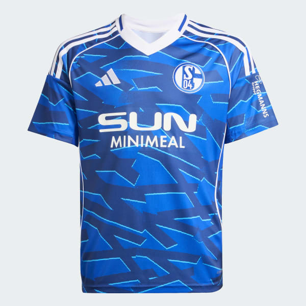 Azul Camisola Principal 25/26 do FC Schalke 04 – Criança