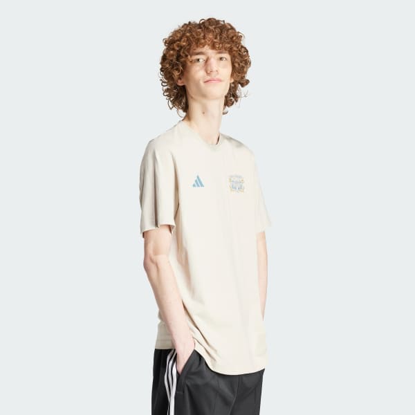 Beige T-shirt graphique Wiesn Football