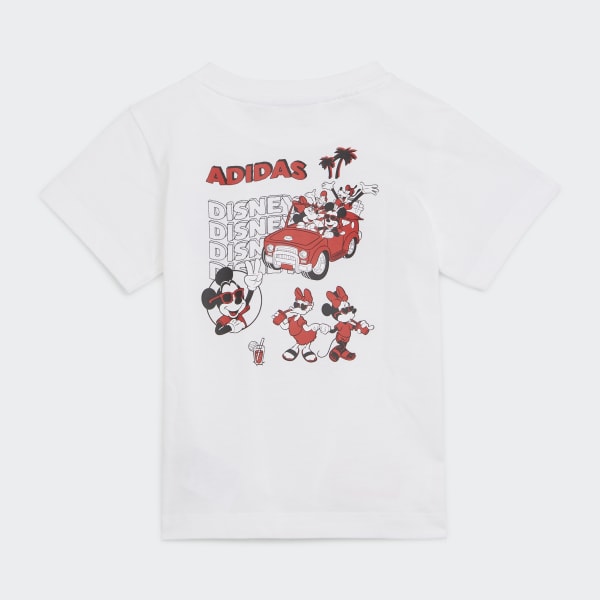Blanco Playera Disney Mickey y Amigos