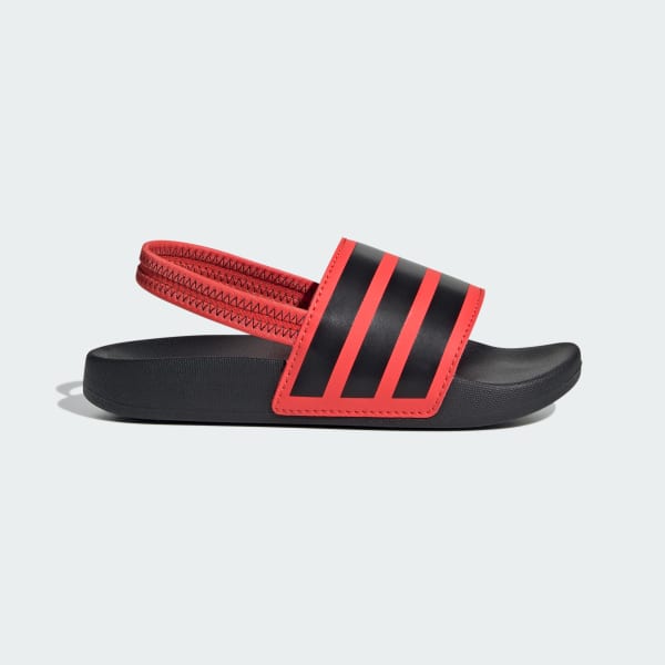 Orange Adilette Estrap Slides Kids