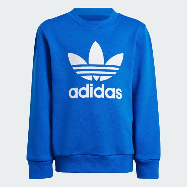 adidas Adicolor Crew Set Kids Blue adidas Australia