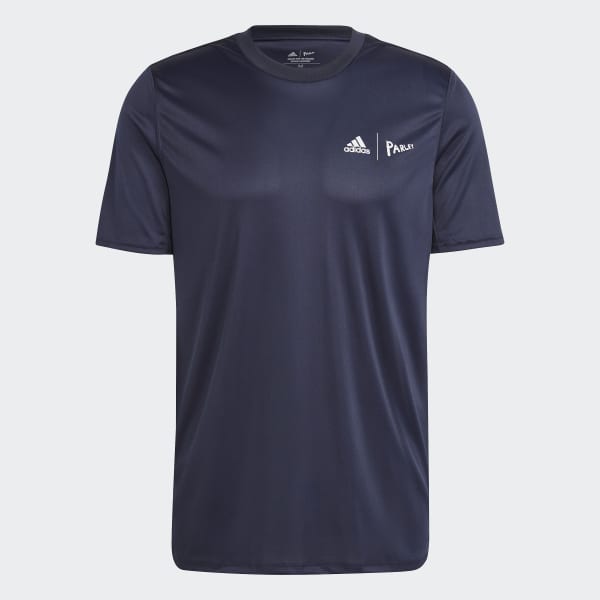 Mau-xanh-da-troi Áo Thun Chạy Bộ adidas x Parley