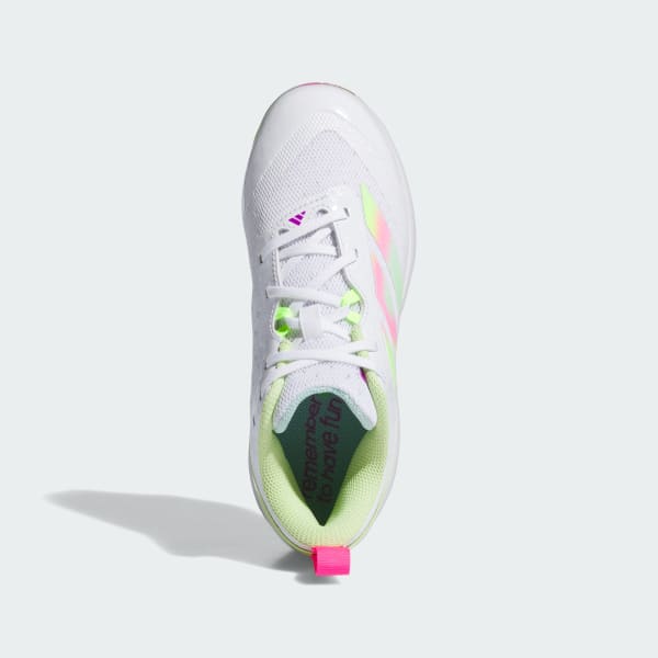 Blanc Chaussure à crampons Adizero Instinct TPU Sis Bates Enfants