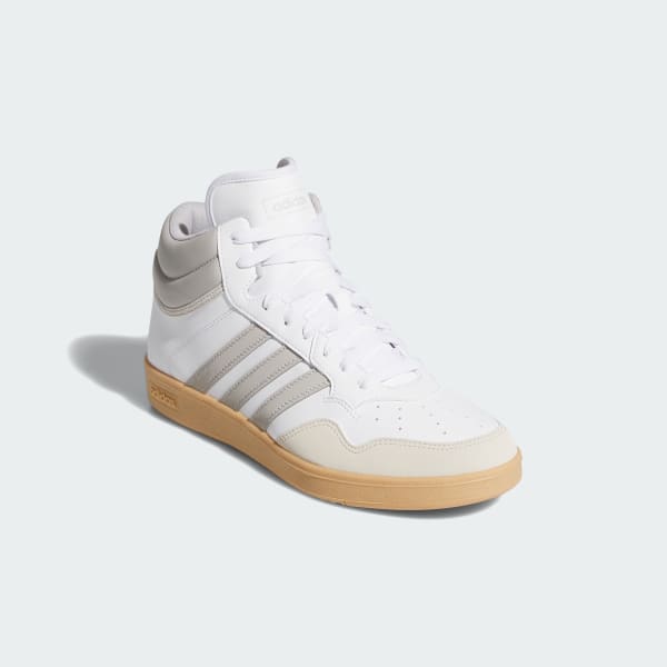 Blanco Tenis de básquet de corte medio 4.0