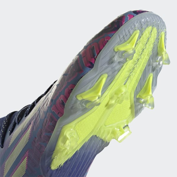 adidas X Speedflow Messi.1 Firm Ground Soccer Cleats - Blue adidas X Speedflow Messi.1 Firm Ground Soccer Cleats - Blue