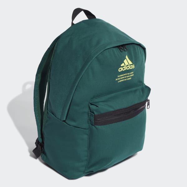 Green Classic Fabric Backpack ELY96