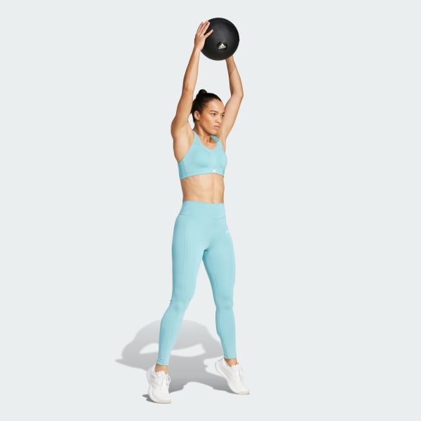 adidas TLRD Impact Training High-Support Bra - Turquoise adidas TLRD Impact Training High-Support Bra - Turquoise