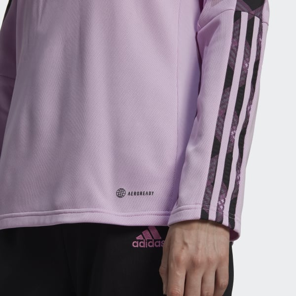 Fioletowy Tiro Fleece Mid-Layer Shirt MMB86