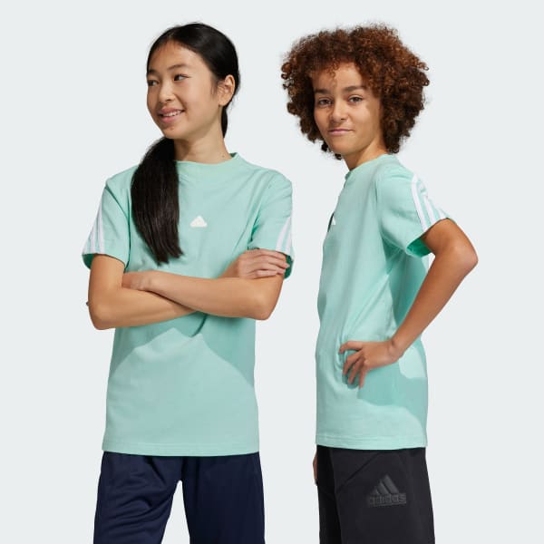 Grun Future Icons 3-Streifen T-Shirt
