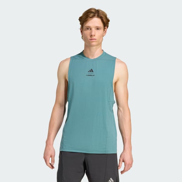 adidas BODYCOMBAT 100 タンクトップ ミントグリーン アディダス ノースリーブTシャツ - グリーン | アディダス ジャパン
