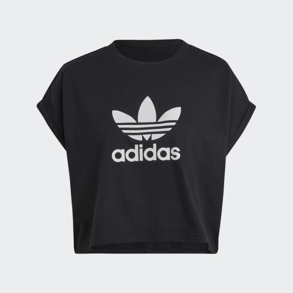 สีดำ เสื้อยืด Adicolor Classics Short Trefoil