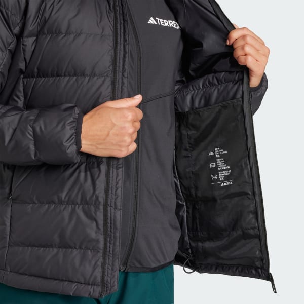 HOODED LIGHT DOWN ブラック M adidas Terrex Multi Light Down CLIMAWARM Hooded Jacket - Black