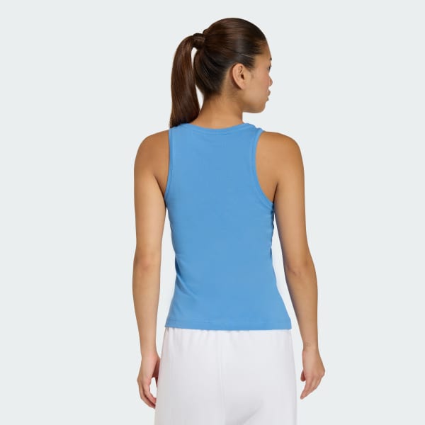 Azul Regata Algodão Essentials Linear Slim