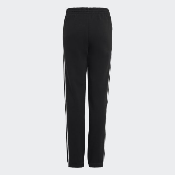 Nero Pantaloni Essentials 3-Stripes Fleece