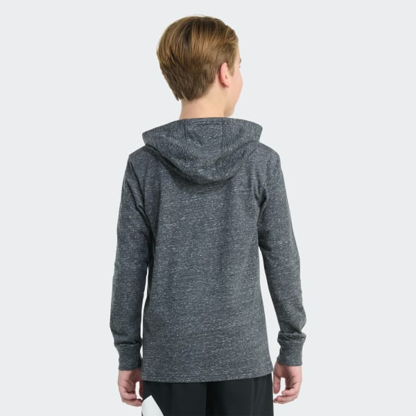 Multi LS HOODED SNOW HEATHER TEE 25