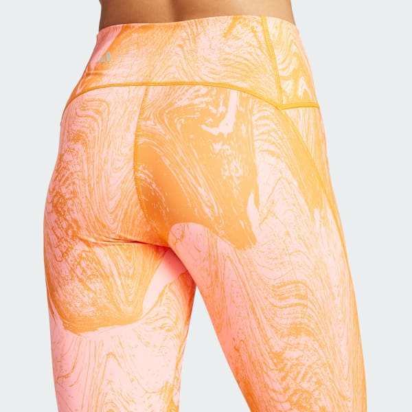 Orange adidas by Stella McCartney TruePurpose 7/8 Tights