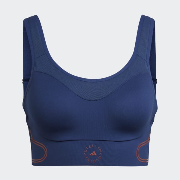 Blue adidas by Stella McCartney TruePace High Support Sports Bra VK179